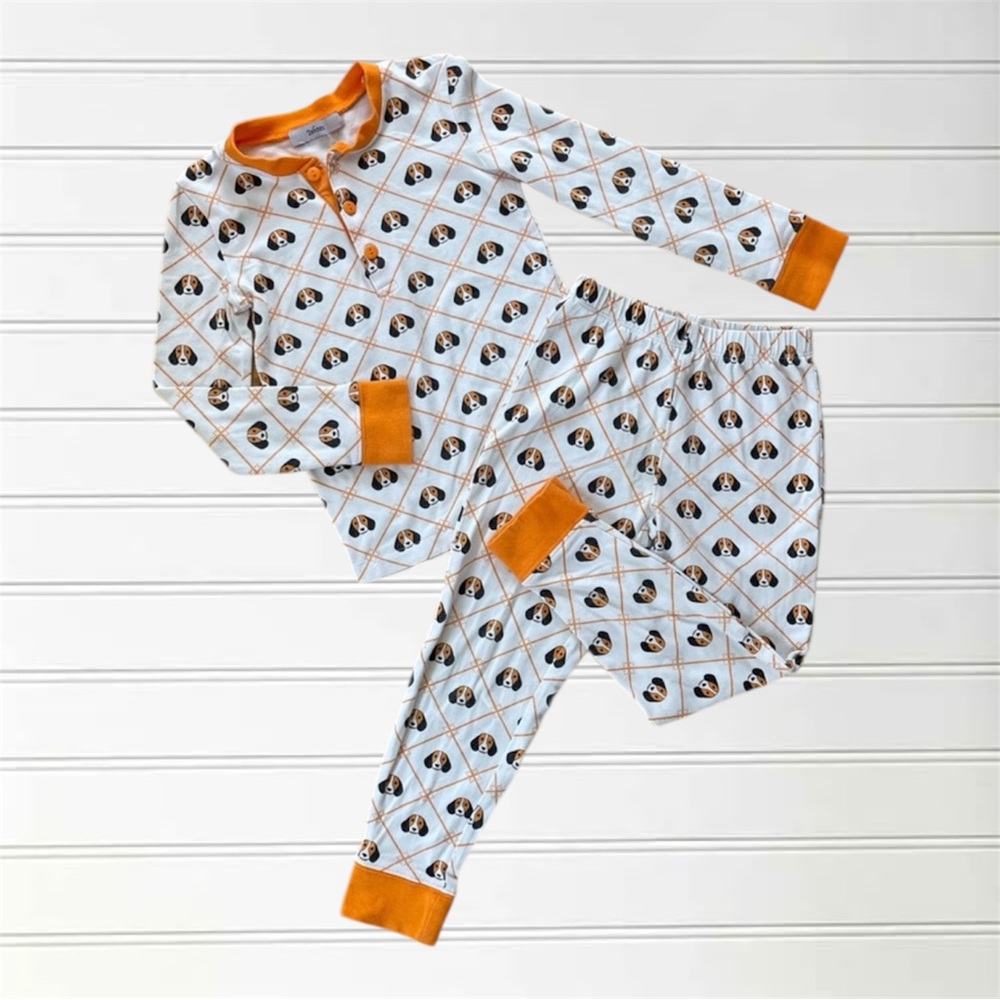 ISHTEX University of Tennessee Vols Volunteers Smokey the Dog Pajama Set